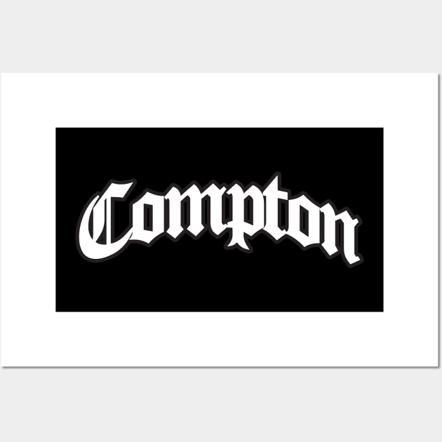 Compton Original Logo Wall Art by NineBlack